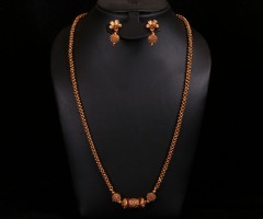 TPNS716- Temple Jewellery Necklace Set 